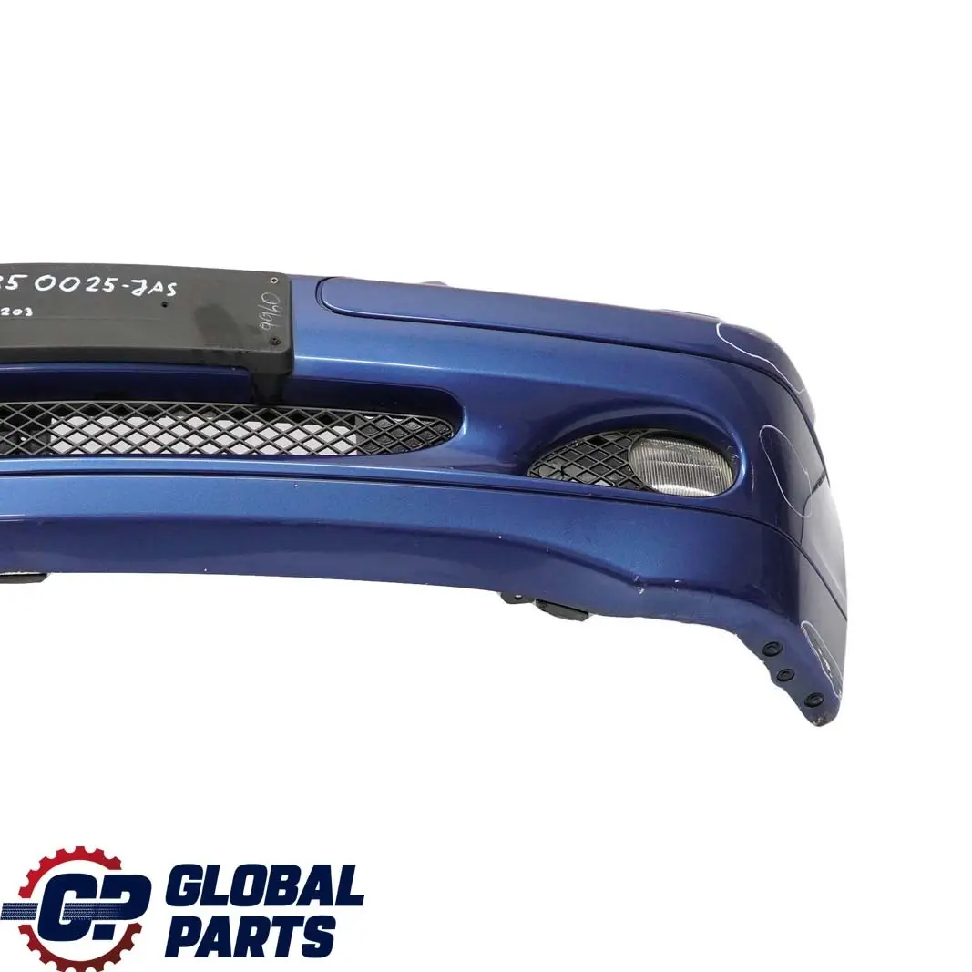 Mercedes-Benz C-Class W203 Front Bumper Trim Panel Jaspisblau Blue - 345 to with Part number A2038850025 Mercedes-Benz C-Class W203 Front Bumper Trim Panel Jaspisblau Blue - 345 - SKU A2038850025-JAS - Part number A2038850025