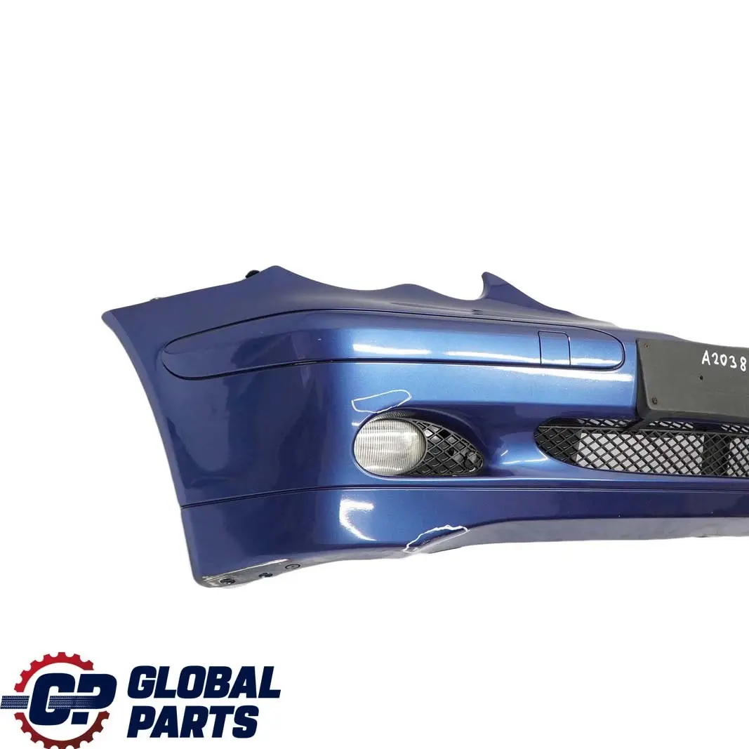 Mercedes-Benz C-Class W203 Front Bumper Trim Panel Jaspisblau Blue - 345 to with Part number A2038850025 Mercedes-Benz C-Class W203 Front Bumper Trim Panel Jaspisblau Blue - 345 - SKU A2038850025-JAS - Part number A2038850025