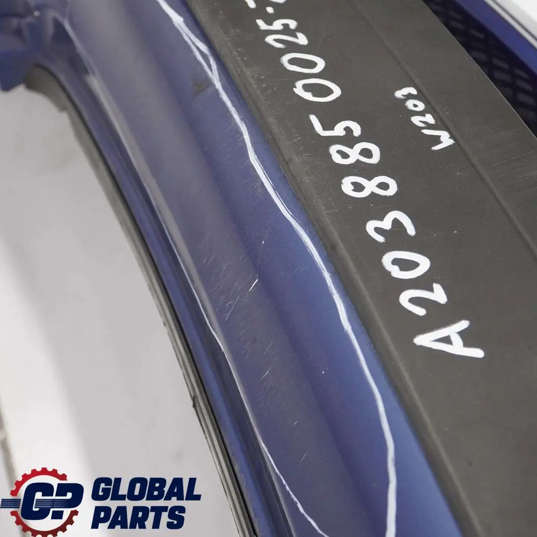 Mercedes-Benz C-Class W203 Front Bumper Trim Panel Jaspisblau Blue - 345 to with Part number A2038850025 Mercedes-Benz C-Class W203 Front Bumper Trim Panel Jaspisblau Blue - 345 - SKU A2038850025-JAS - Part number A2038850025
