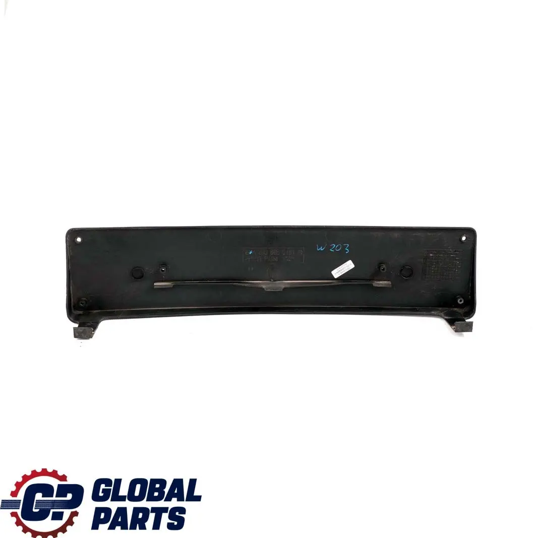  Mercedes-Benz C-Class W203 Front Bumper License Plate Holder Mount - SKU A2038850181 - Part number A2038850181