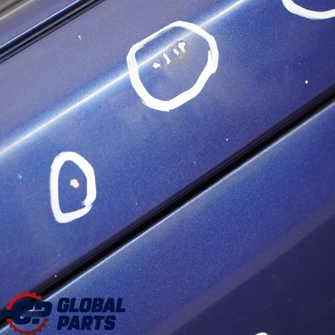 Mercedes-Benz C W203 Rear Bumper Trim Panel Jaspisblau Blue Metallic - 345 to with Part number A2038851625 Mercedes-Benz C W203 Rear Bumper Trim Panel Jaspisblau Blue Metallic - 345 - SKU A2038850825-JAS - Part number A2038851625