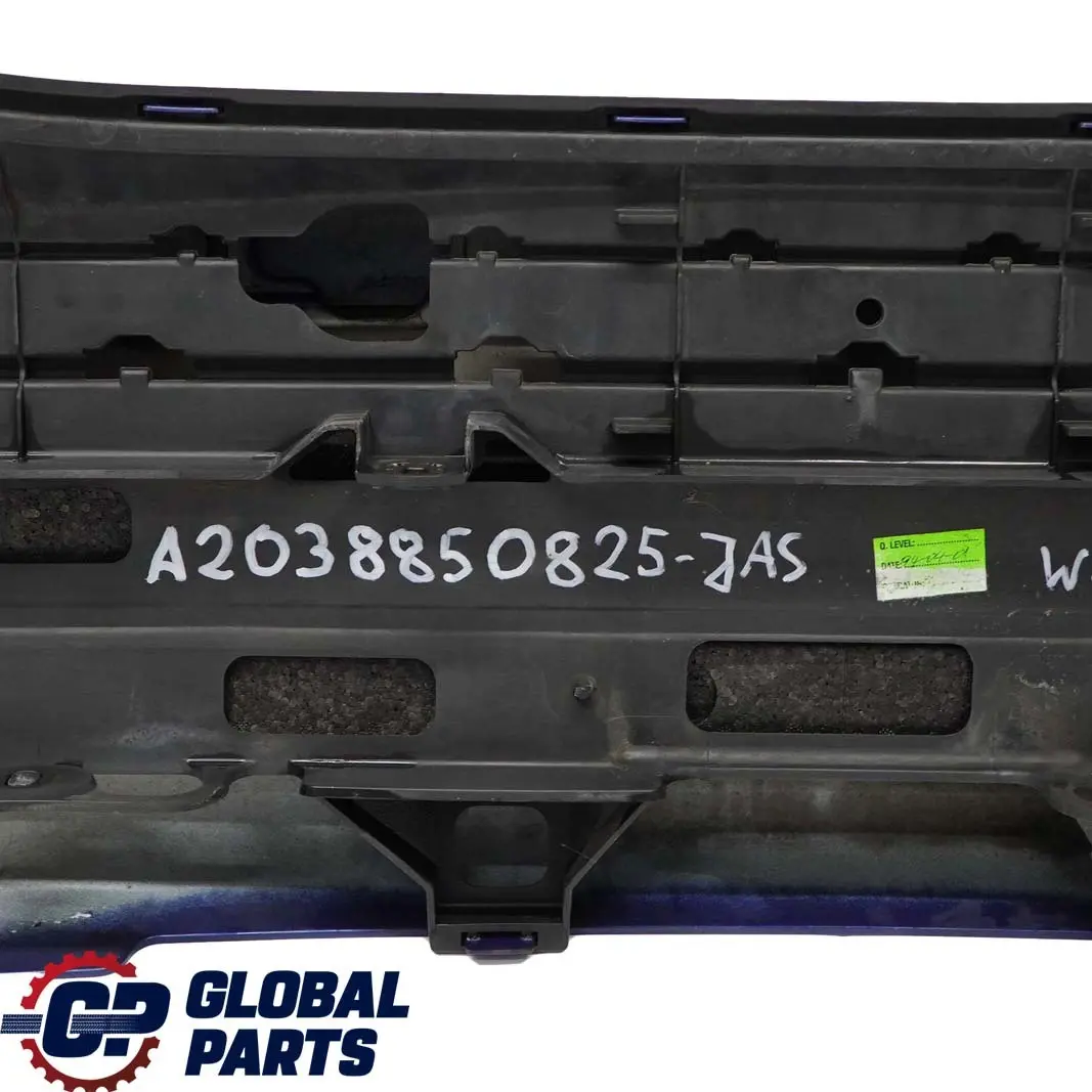 Mercedes-Benz C W203 Rear Bumper Trim Panel Jaspisblau Blue Metallic - 345 to with Part number A2038851625 Mercedes-Benz C W203 Rear Bumper Trim Panel Jaspisblau Blue Metallic - 345 - SKU A2038850825-JAS - Part number A2038851625