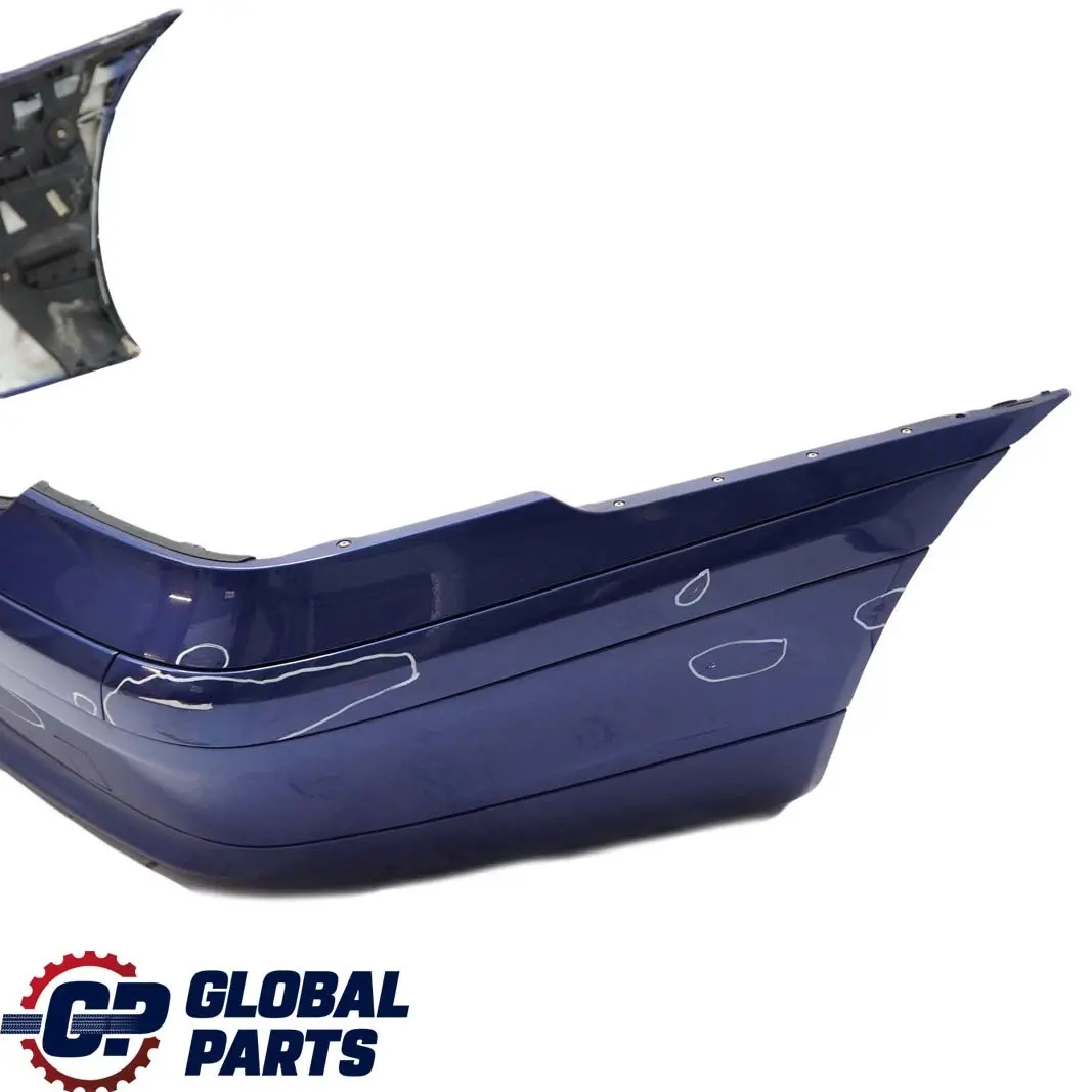 Mercedes-Benz C W203 Rear Bumper Trim Panel Jaspisblau Blue Metallic - 345 to with Part number A2038851625 Mercedes-Benz C W203 Rear Bumper Trim Panel Jaspisblau Blue Metallic - 345 - SKU A2038850825-JAS - Part number A2038851625