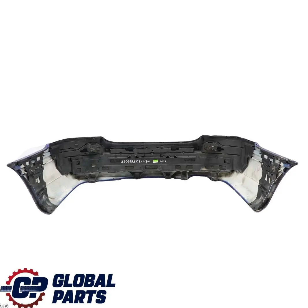  Mercedes-Benz C W203 Rear Bumper Trim Panel Jaspisblau Blue Metallic - 345 - SKU A2038850825-JAS - Part number A2038851625