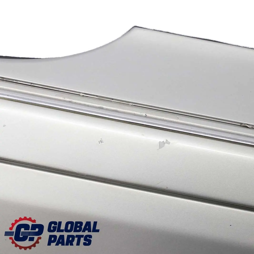 Mercedes-Benz C W203 Rear Bumper Trim Panel Brilliant Silver Metallic - 744 to with Part number A2038851625 Mercedes-Benz C W203 Rear Bumper Trim Panel Brilliant Silver Metallic - 744 - SKU A2038851625-BS1 - Part number A2038851625