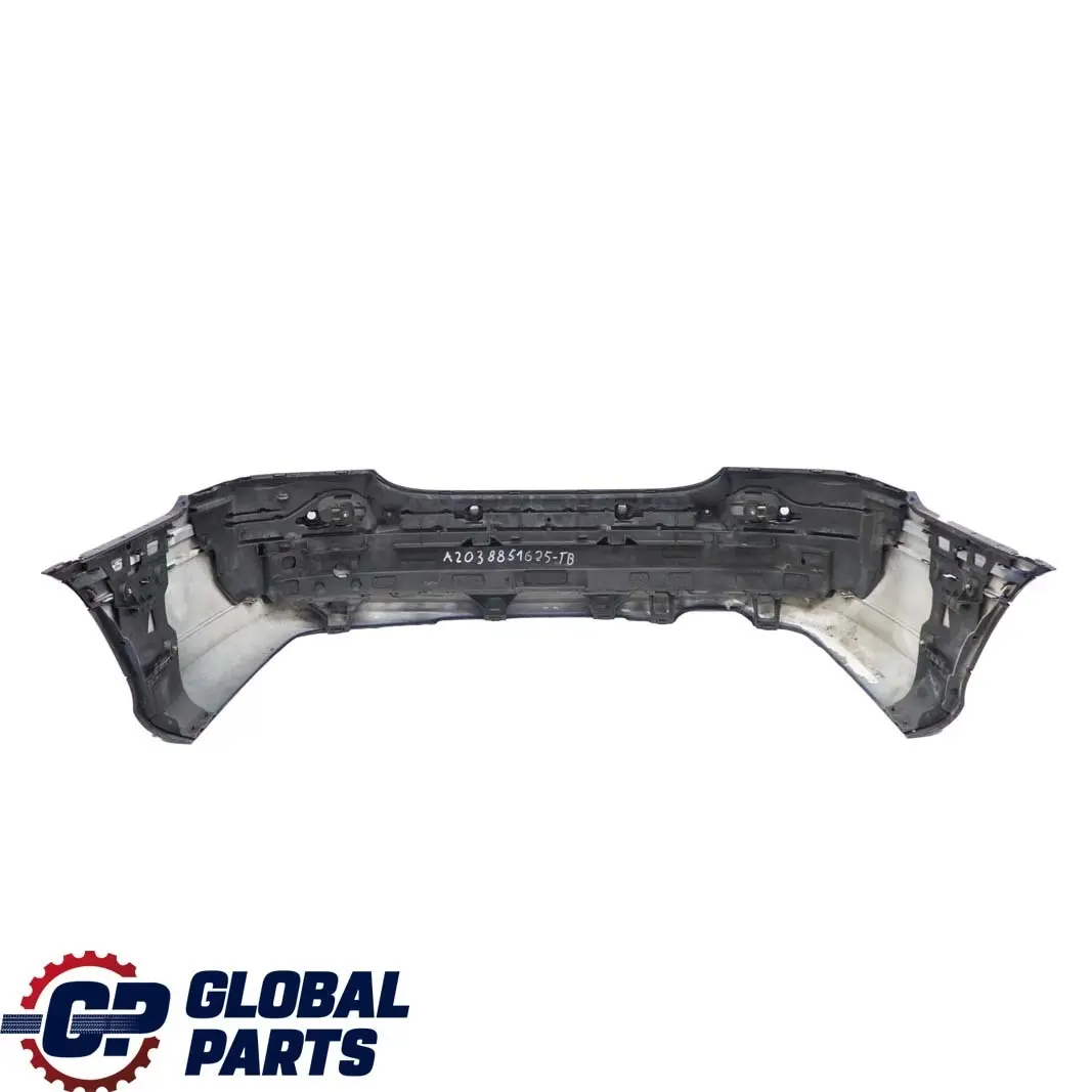 Mercedes-Benz C W203 Rear Bumper Trim Panel Tanzanitblau Tanzanite Blue - 359 to with Part number A2038851625 Mercedes-Benz C W203 Rear Bumper Trim Panel Tanzanitblau Tanzanite Blue - 359 - SKU A2038851625-TB - Part number A2038851625