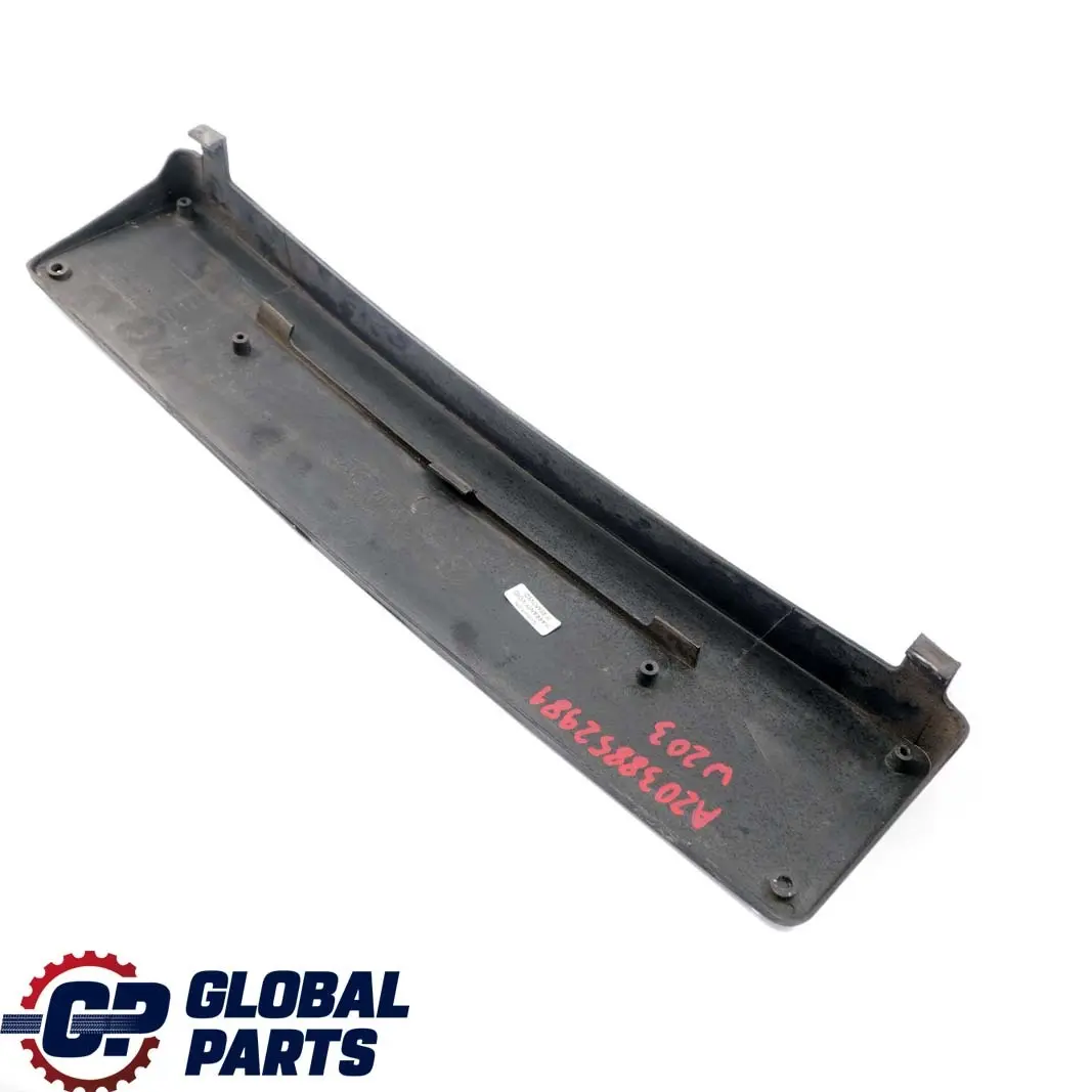 Mercedes W203 Parachoques delantero Soporte De matricula - SKU A2038852981 - Número de pieza A2038852981
