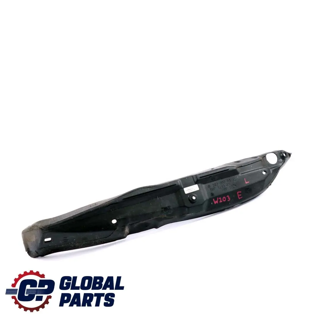Mercedes W203 Cover Mudguard Plastic Protection Front Left N/S - SKU A2038890125 - Part number A2038890125