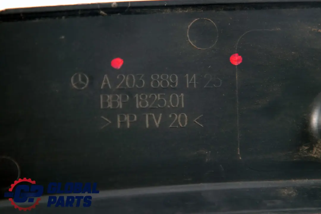  Mercedes-Benz CLC CL203 Coperchio Motore Striscia Trim - SKU A2038891425 - Numero di parte A2038891425