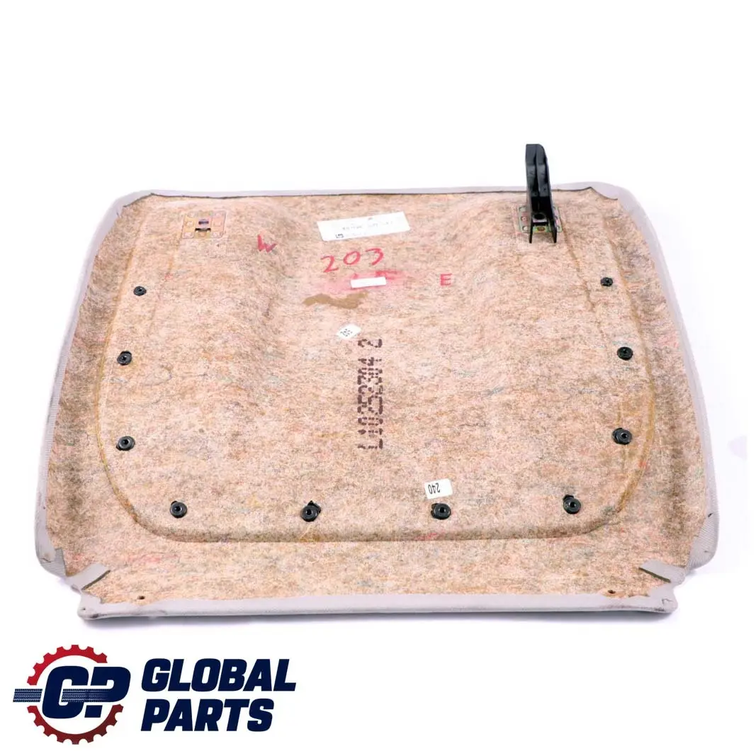 Mercedes-Benz C CLK W203 C209 Front Seat Backrest Rear Cover Trim Panel Grey to with Part number A2039100139 Mercedes-Benz C CLK W203 C209 Front Seat Backrest Rear Cover Trim Panel Grey - SKU A2039100139 - Part number A2039100139