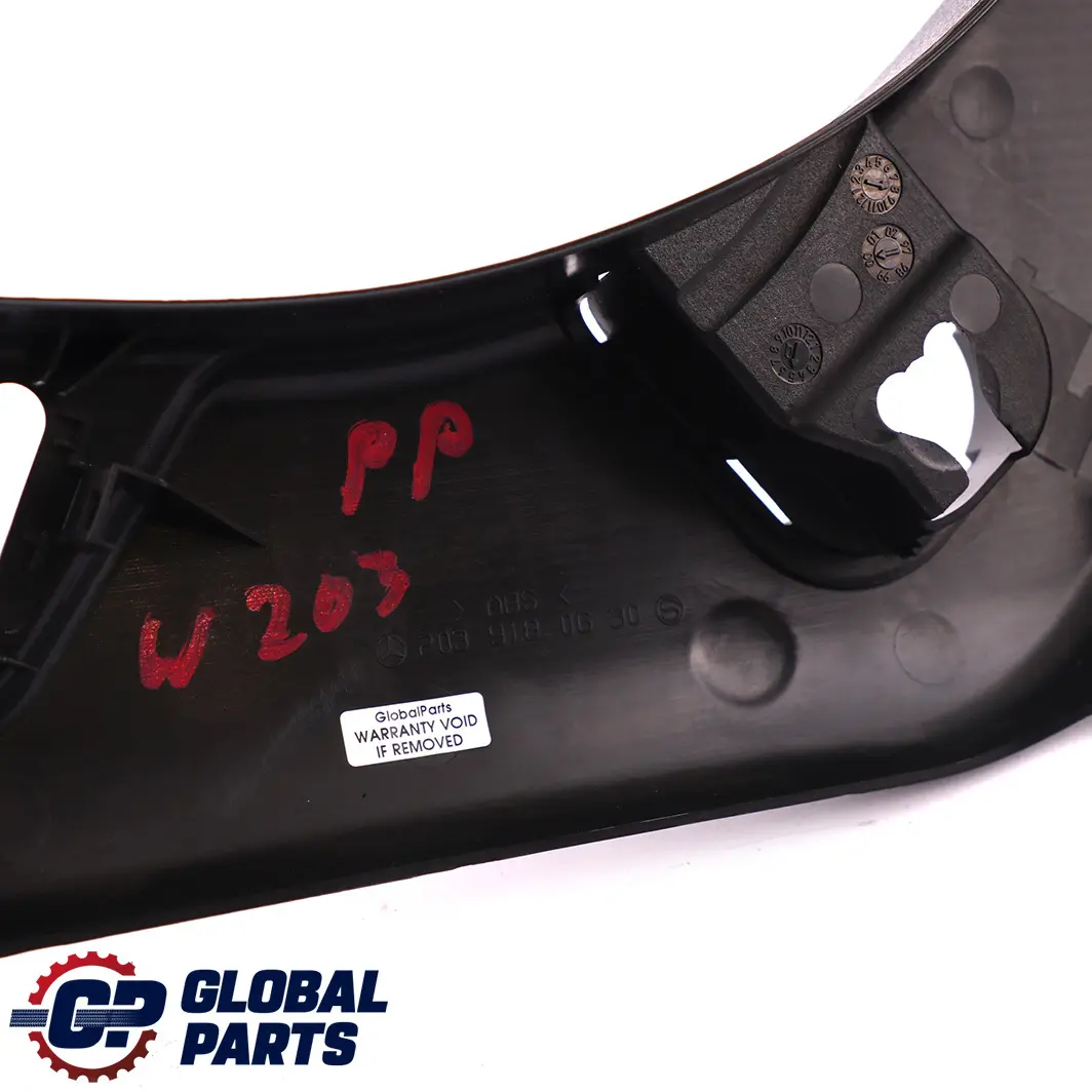 Mercedes-Benz C-Class W203 Front Right O/S Seat Cover Trim Black to with Part number A2039180630 Mercedes-Benz C-Class W203 Front Right O/S Seat Cover Trim Black - SKU A2039180630 - Part number A2039180630