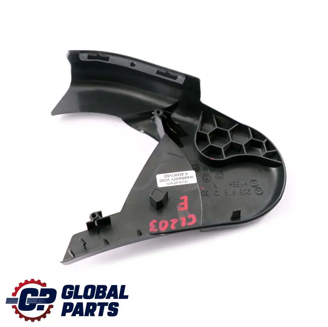 Mercedes-Benz CL203 Driver's Seat Right O/S Upper Trim Panel Cover to with Part number A2039181230 Mercedes-Benz CL203 Driver's Seat Right O/S Upper Trim Panel Cover - SKU A2039181230 - Part number A2039181230
