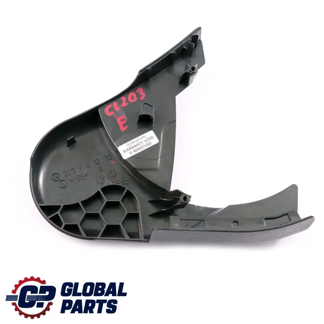 Mercedes-Benz CL203 Driver's Seat Right O/S Upper Trim Panel Cover to with Part number A2039181230 Mercedes-Benz CL203 Driver's Seat Right O/S Upper Trim Panel Cover - SKU A2039181230 - Part number A2039181230
