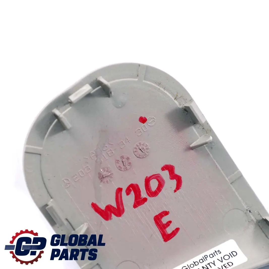 Delantero Derecho Funda para Cinturon Seguridad Gris para Mercedes W203 con número de pieza A2039183430 Mercedes W203 Delantero Derecho Funda para Cinturon Seguridad Gris - SKU A2039183430 - Número de pieza A2039183430