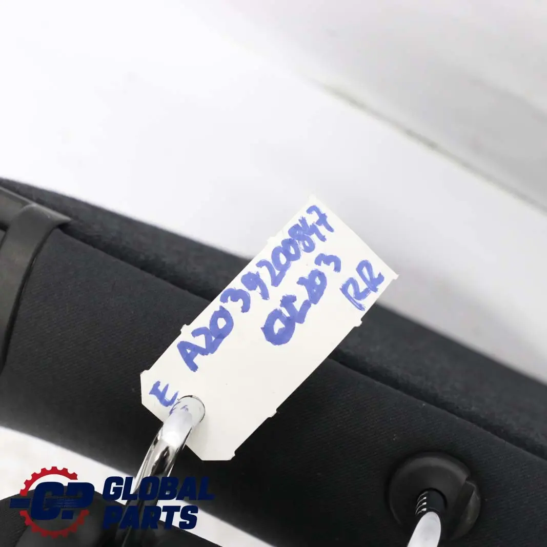 Mercedes CL203 Sedile Posteriore Destro Schienale In Tessuto Antracite - SKU A2039200847 - Numero di parte A2039200847