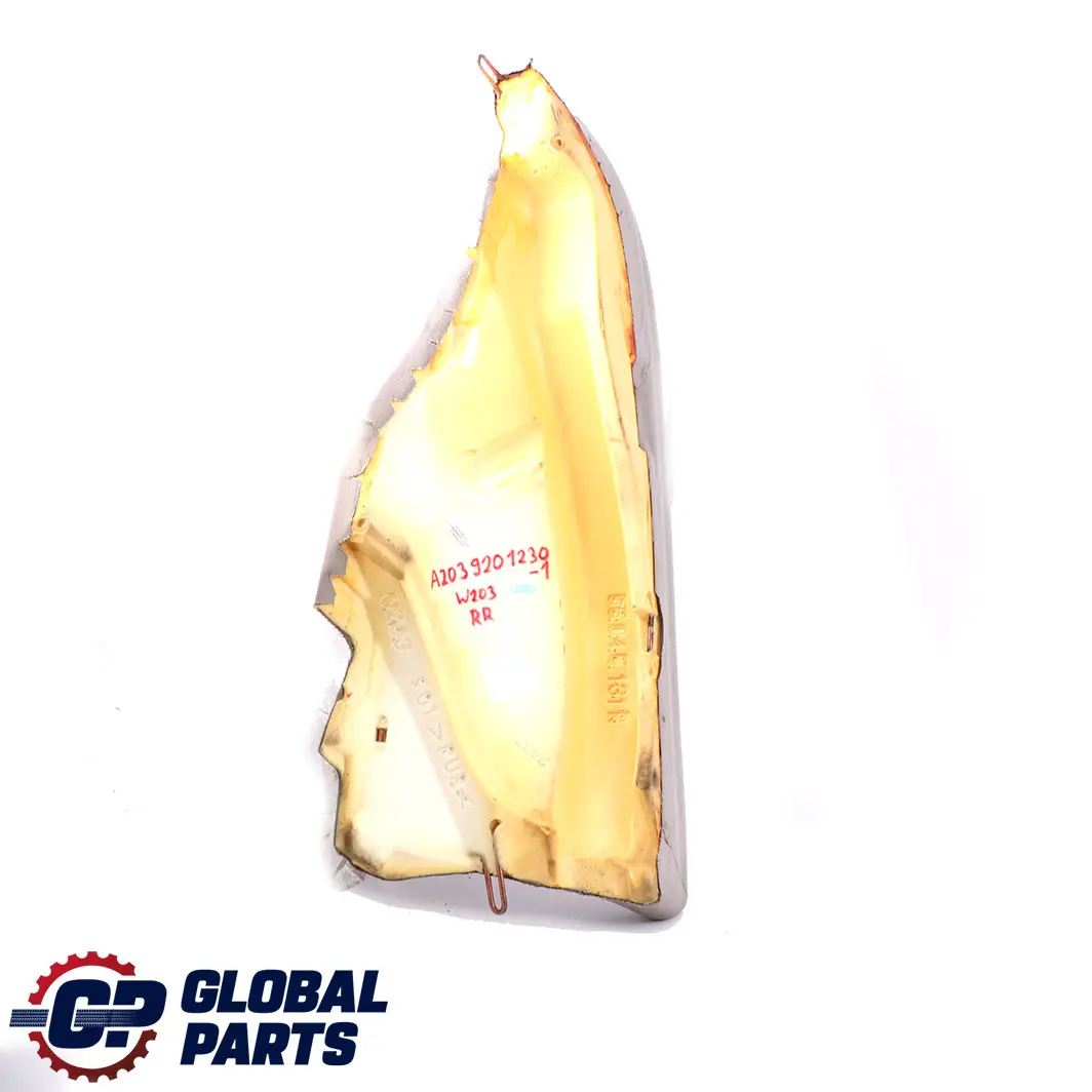  Mercedes-Benz W203 Sedile Posteriore Resto Riferimento Rivestimento Laterale - SKU A2039201230-1 - Numero di parte A2039201230