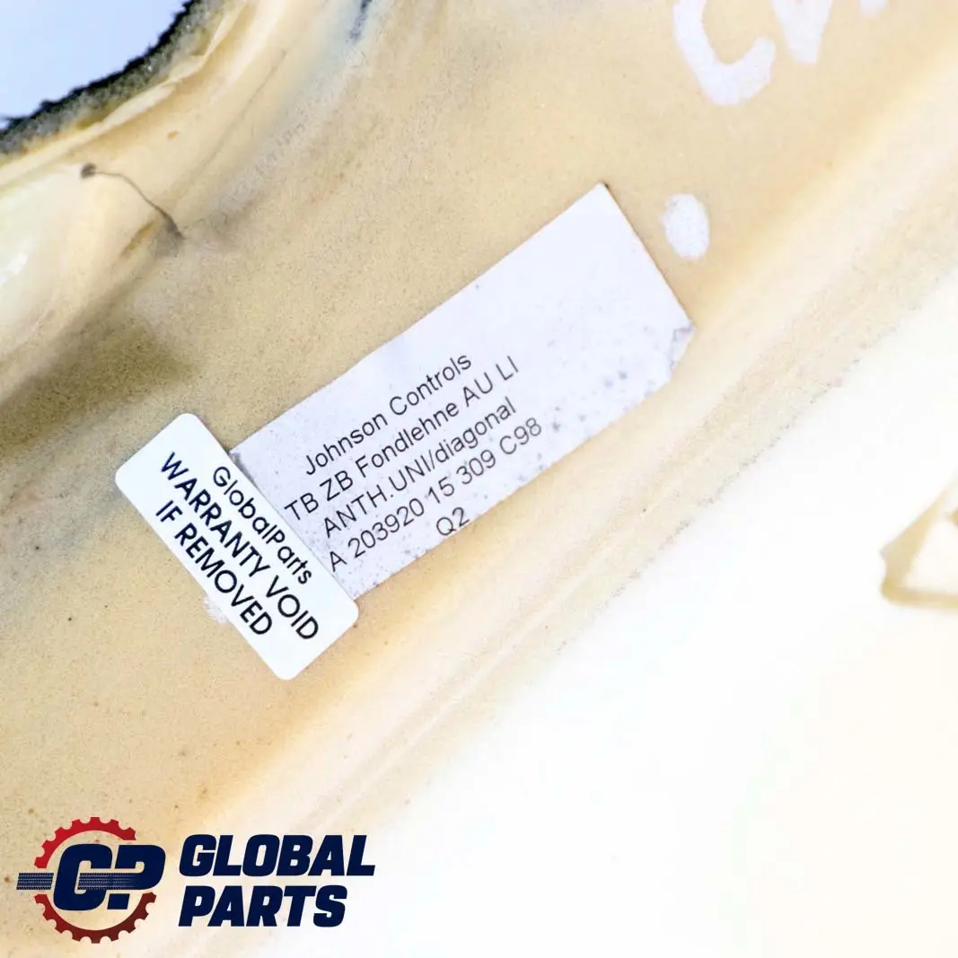 Sedile Posteriore Sinistro Schienale Stoffa Pannello Laterale per Mercedes Cl203 con numero di parte A2039201530 Mercedes Cl203 Sedile Posteriore Sinistro Schienale Stoffa Pannello Laterale - SKU A2039201530 - Numero di parte A2039201530