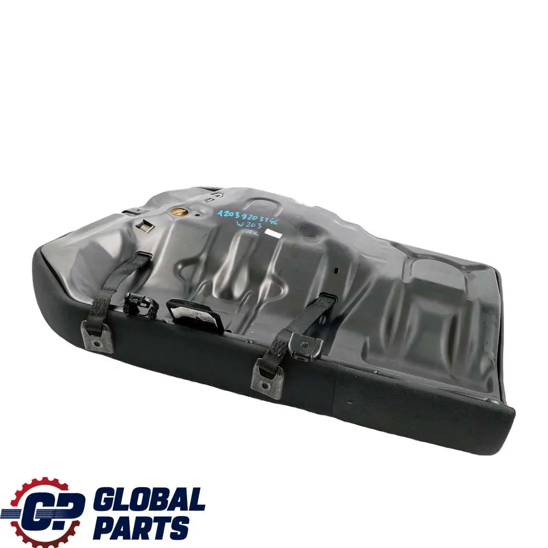  Mercedes-Benz C-Klasse W203 Rücksitzbank Bezug Links Stoff Schwarz Anthrazit - SKU A2039203146 - Teilenummer A2039203146