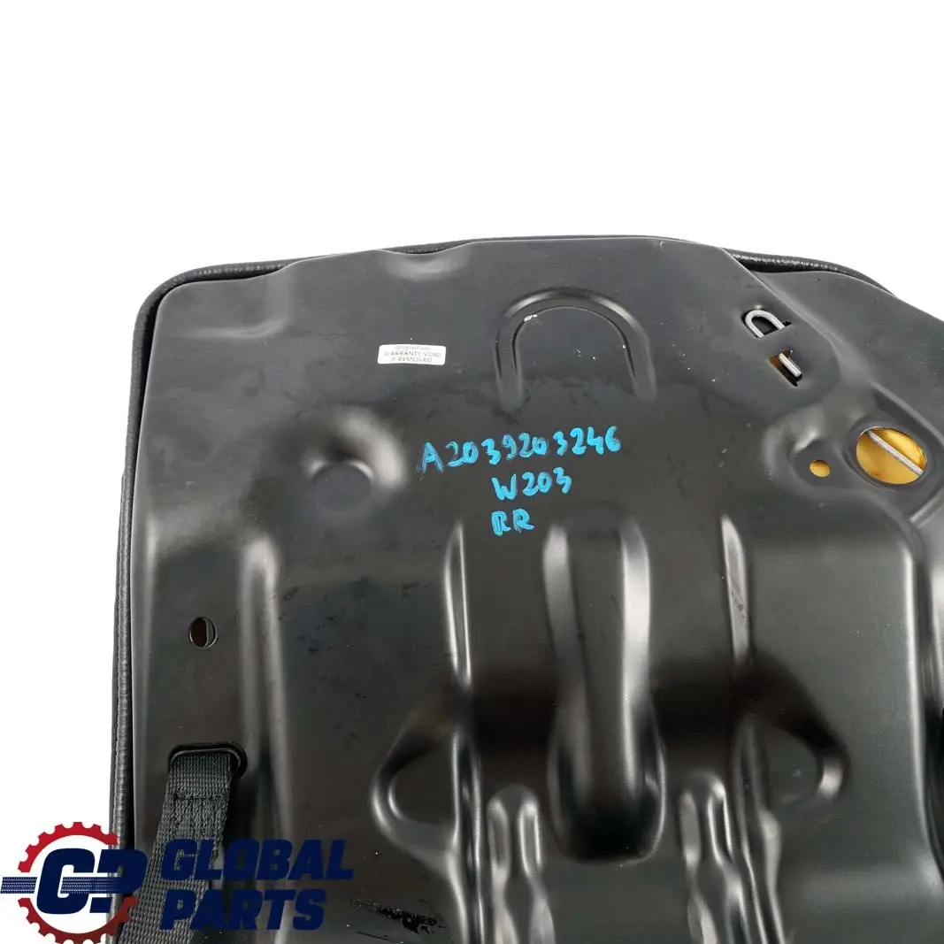  Mercedes-Benz W203 Siege Arriere Reference Droite Tissu Noir Anthracite - SKU A2039203246 - Numéro de pièce A2039203246