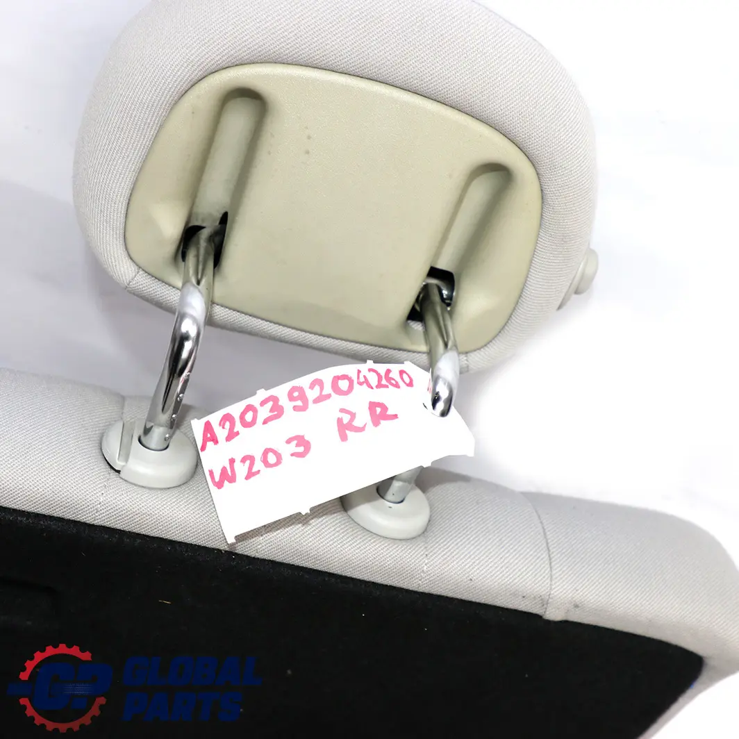  Mercedes-Benz C-Class W203 Saloon Rear Seat Backrest Right O/S Cloth Cover Grey - SKU A2039204260 - Part number A2039204260