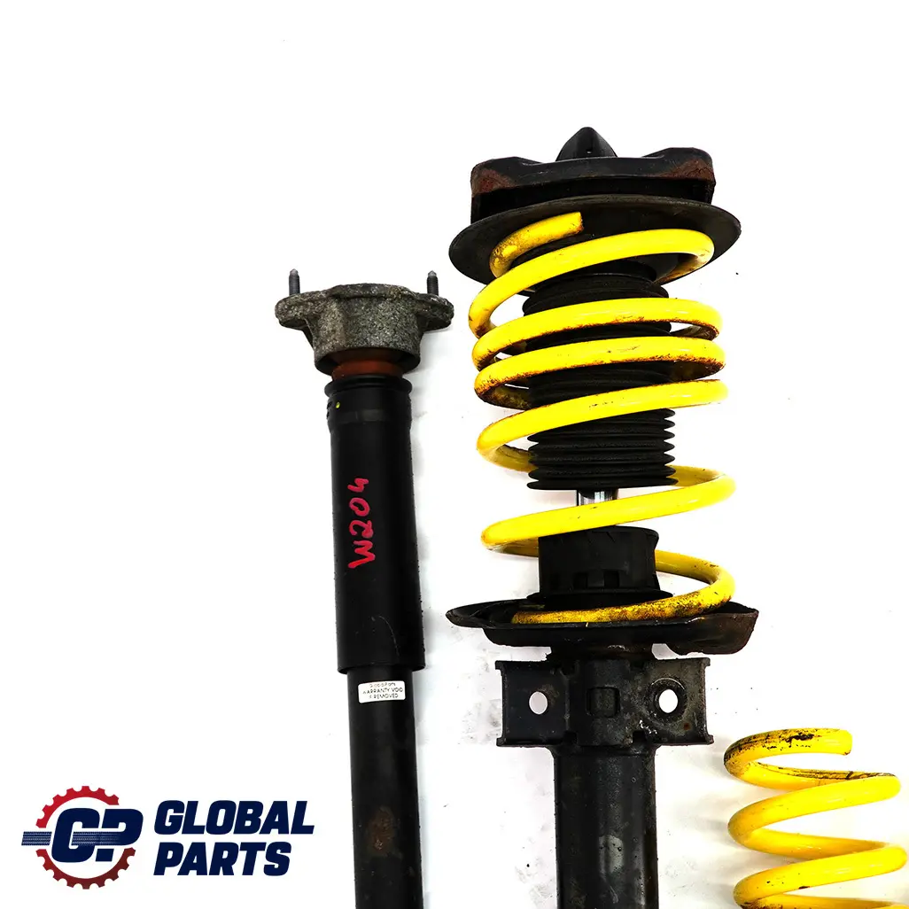  Mercedes-Benz C W204 Sachs Front Rear Shock Absorber Coil Spring Strut Set - SKU A2043201613 - Part number A2033206730