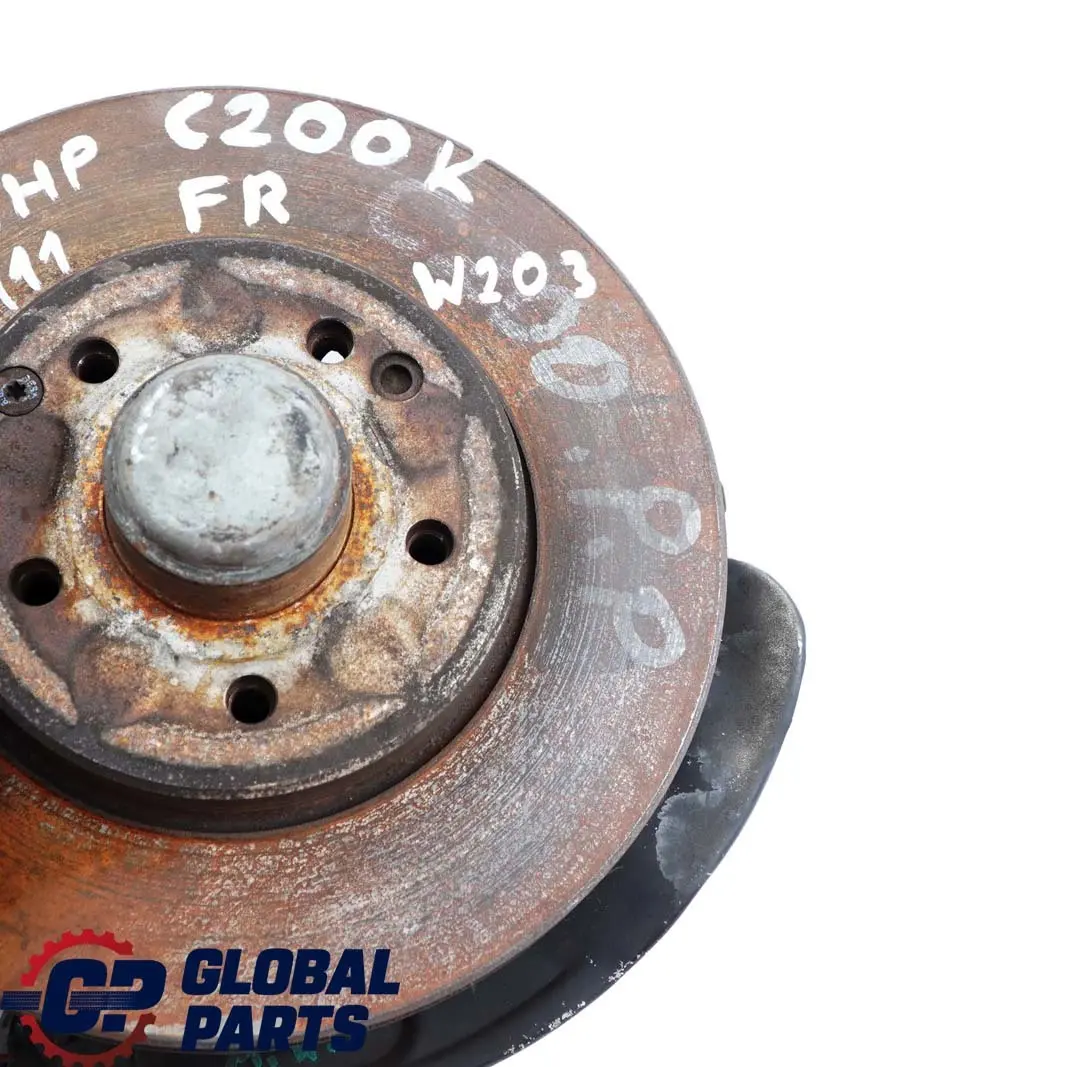  Portaruota Mercedes W203 W204 C207 Sospensione Anteriore Disco Freno Destro - SKU A2043320201-2 - Numero di parte A2043320201