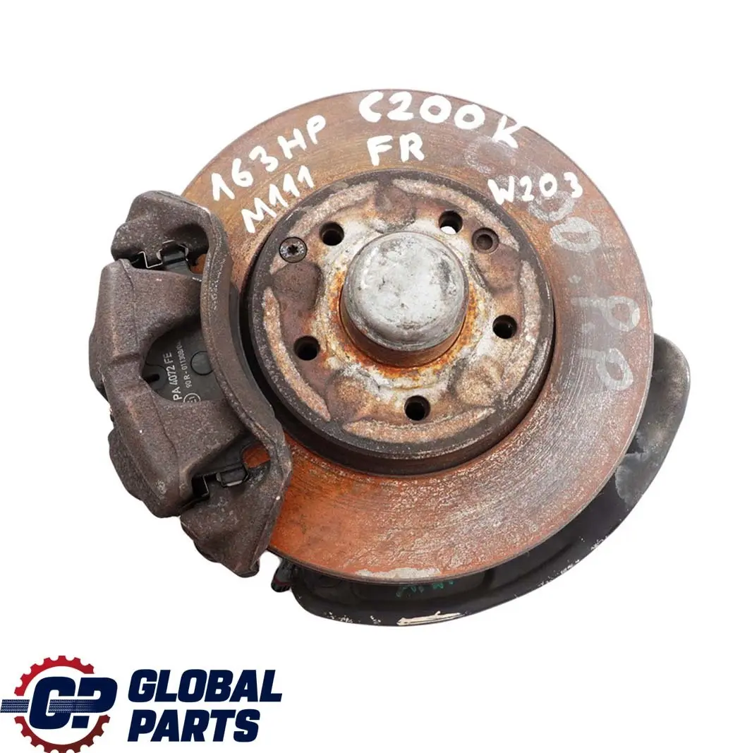  Portaruota Mercedes W203 W204 C207 Sospensione Anteriore Disco Freno Destro - SKU A2043320201-2 - Numero di parte A2043320201