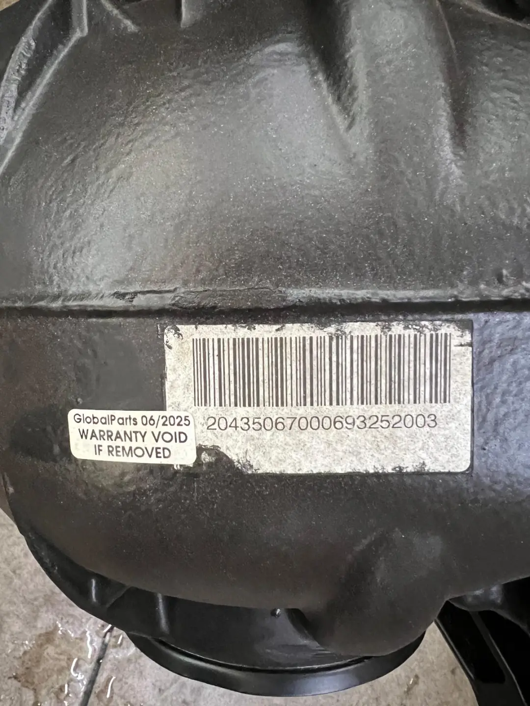 Mercedes W204 W205 W212 Most Dyfer Dyferencjał 2,47 - SKU A2043501314 - Numer Części A2043501314