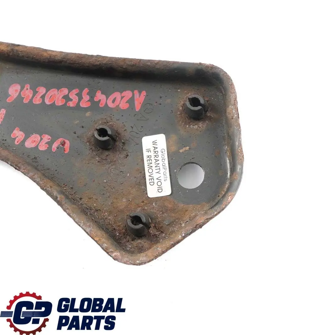 Subframe Right O/S Mount Plate Bracket to Mercedes W204 W212 Rear with Part number A2043520246 Mercedes W204 W212 Rear Subframe Right O/S Mount Plate Bracket - SKU A2043520246 - Part number A2043520246