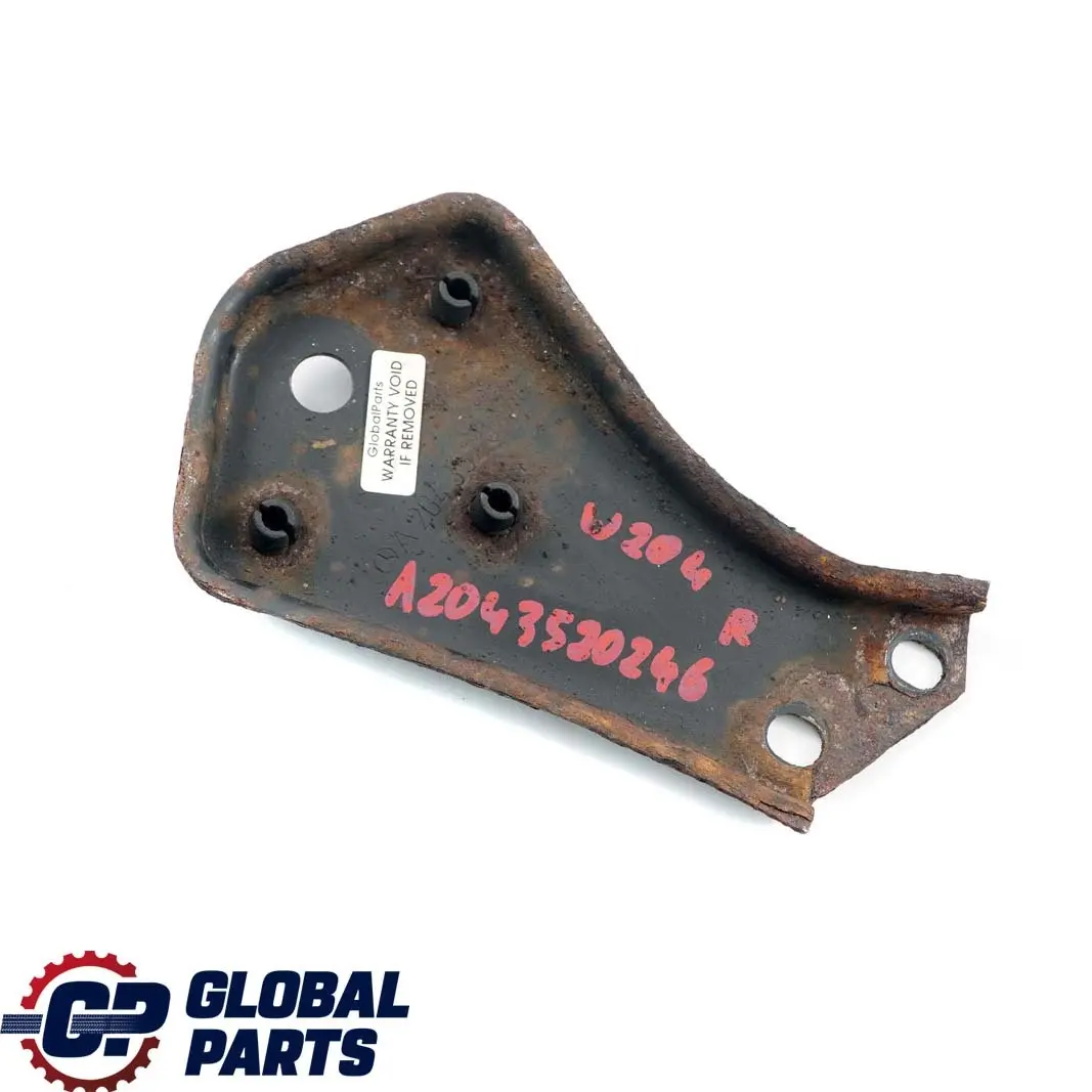 Staffa Montaggio Piastra Destra Telaio Ausiliario Posteriore per Mercedes W204 W212 con numero di parte A2043520246 Mercedes W204 W212 Staffa Montaggio Piastra Destra Telaio Ausiliario Posteriore - SKU A2043520246 - Numero di parte A2043520246