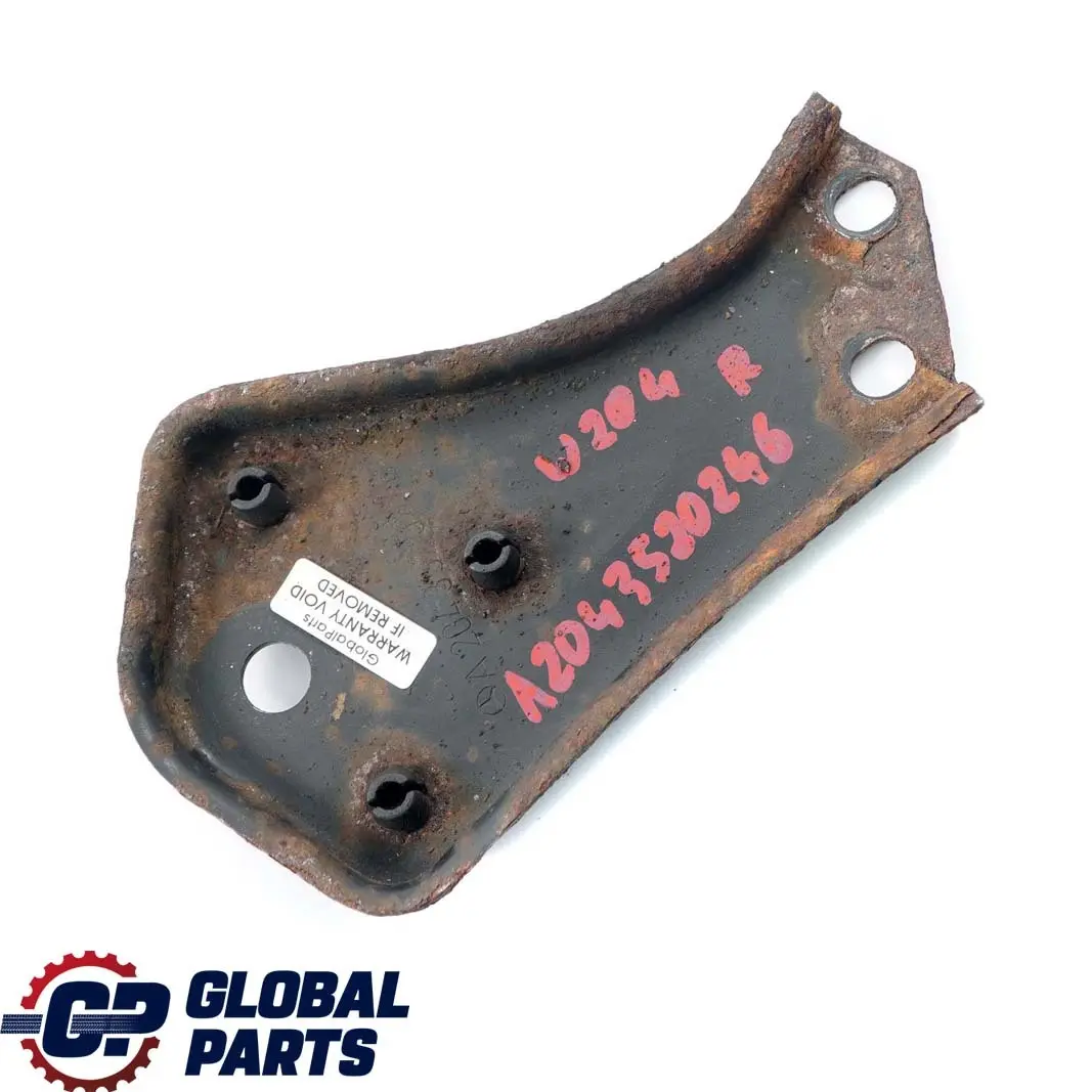  Mercedes-Benz C E Class W204 W212 Rear Subframe Right O/S Mount Plate Bracket - SKU A2043520246 - Part number A2043520246