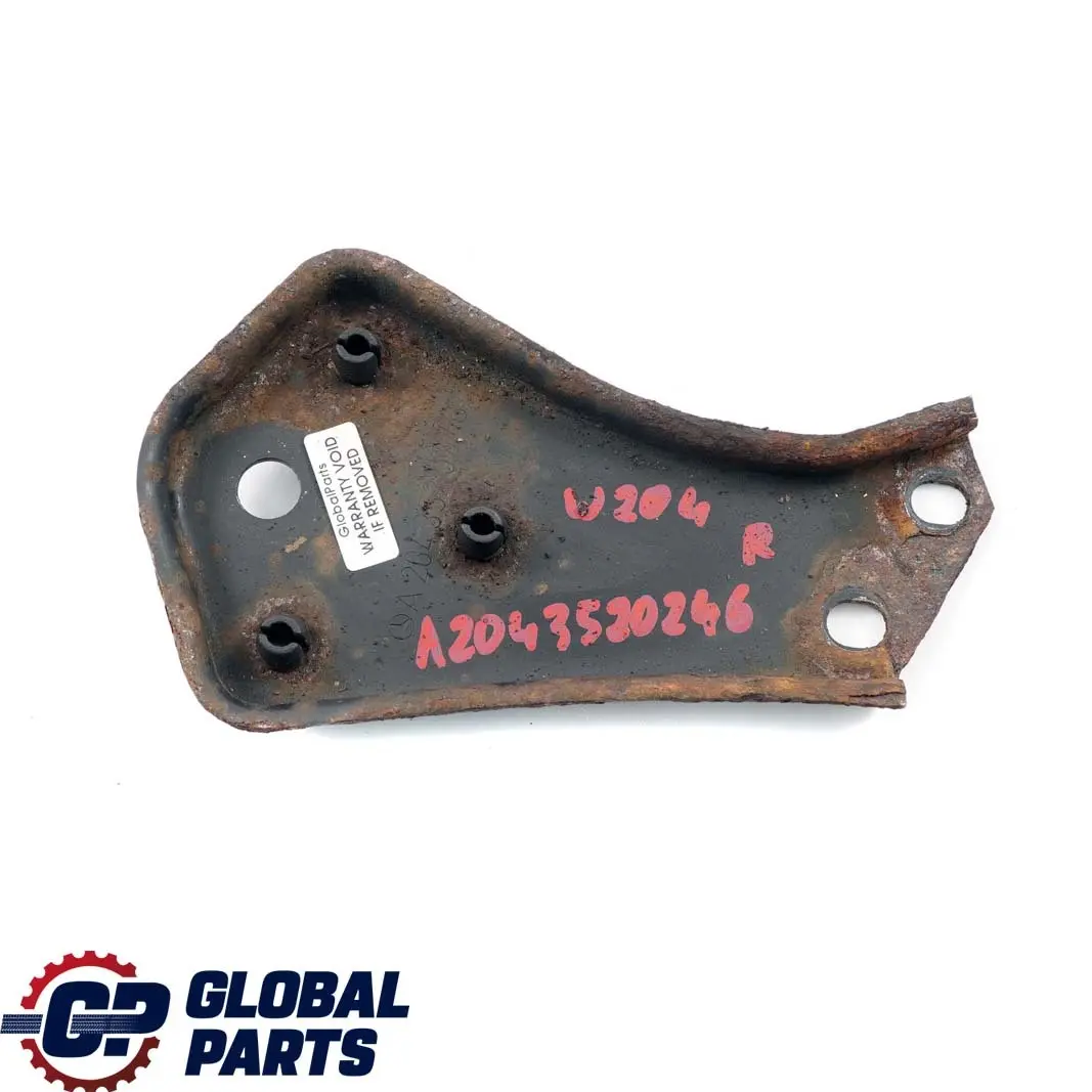 Subframe Right O/S Mount Plate Bracket to Mercedes W204 W212 Rear with Part number A2043520246 Mercedes W204 W212 Rear Subframe Right O/S Mount Plate Bracket - SKU A2043520246 - Part number A2043520246