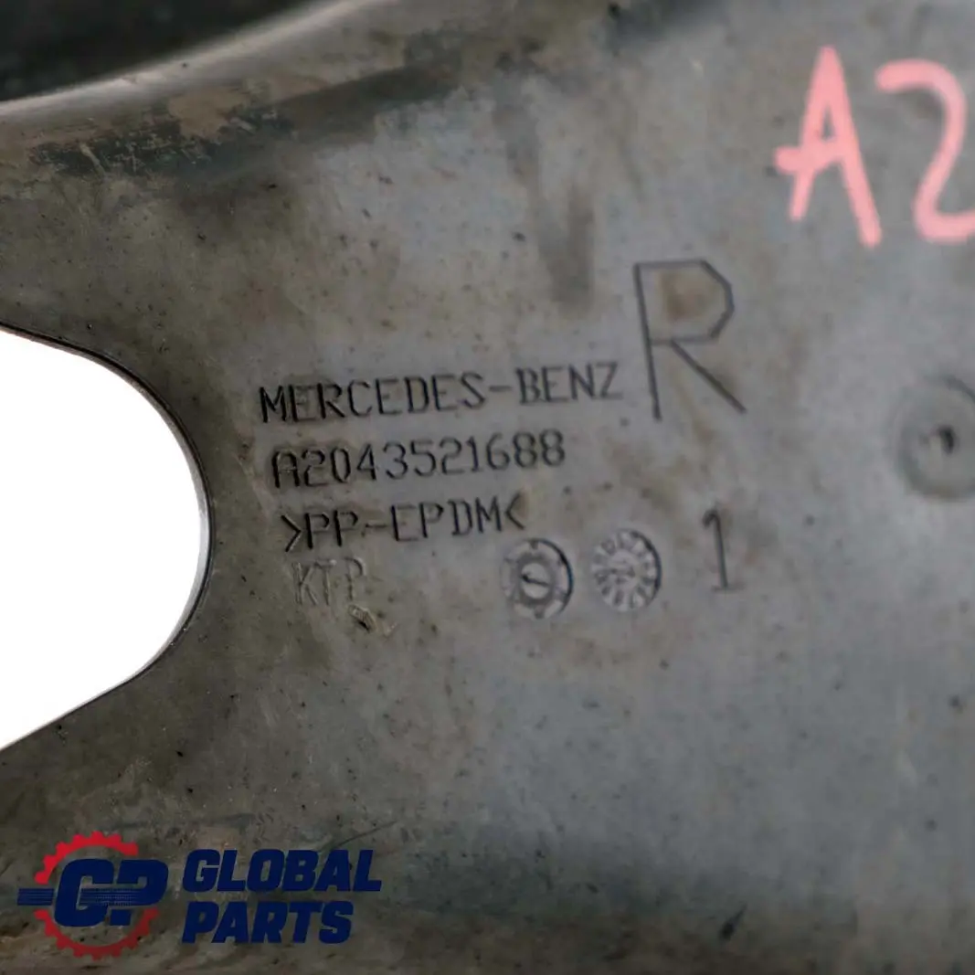 Mercedes-Benz W204 W207 W212 Hinten Schraubenfeder Abdeckung Rechts  - SKU A2043521688 - Teilenummer A2043521688