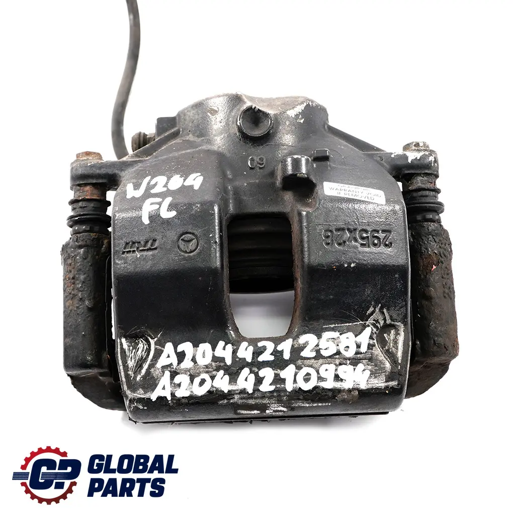 Clase C W204 Delantero Izquierdo Pinza De freno TRW 295X28 para Mercedes con número de pieza A2044212581 Mercedes Clase C W204 Delantero Izquierdo Pinza De freno TRW 295X28 - SKU A2044212581 - Número de pieza A2044212581