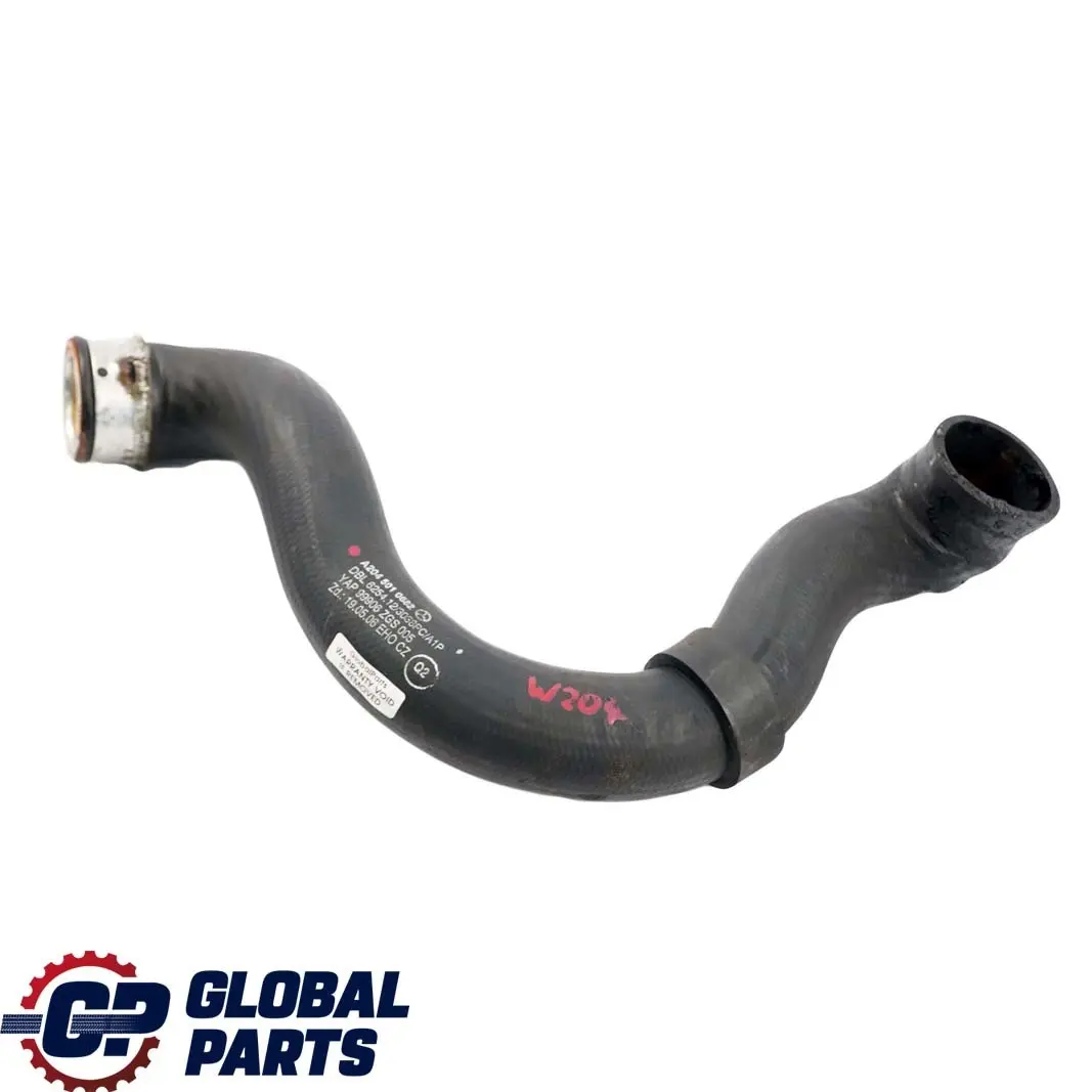 Mercedes-Benz C-Class W204 200 220 CDI Engine Radiator Right O/S Coolant Hose to with Part number A2045010682 Mercedes-Benz C-Class W204 200 220 CDI Engine Radiator Right O/S Coolant Hose - SKU A2045010682 - Part number A2045010682