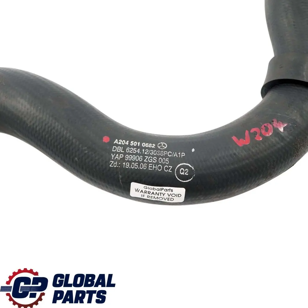 Mercedes-Benz C W204 200 220 CDI Wasserkühler Schlauch Rechts für mit Teilenummer A2045010682 Mercedes-Benz C W204 200 220 CDI Wasserkühler Schlauch Rechts - SKU A2045010682 - Teilenummer A2045010682