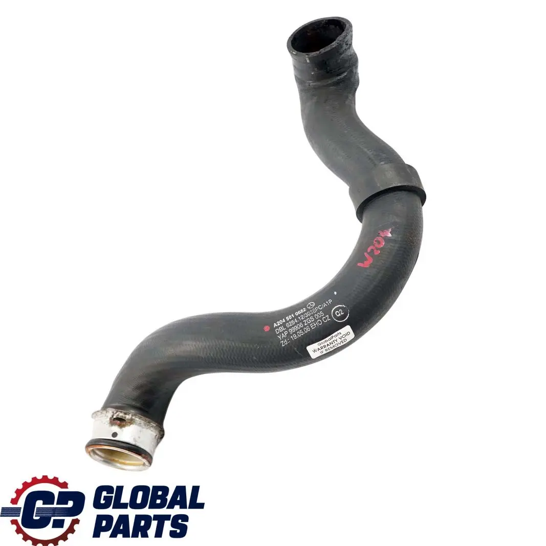  Mercedes-Benz C-Class W204 200 220 CDI Engine Radiator Right O/S Coolant Hose - SKU A2045010682 - Part number A2045010682