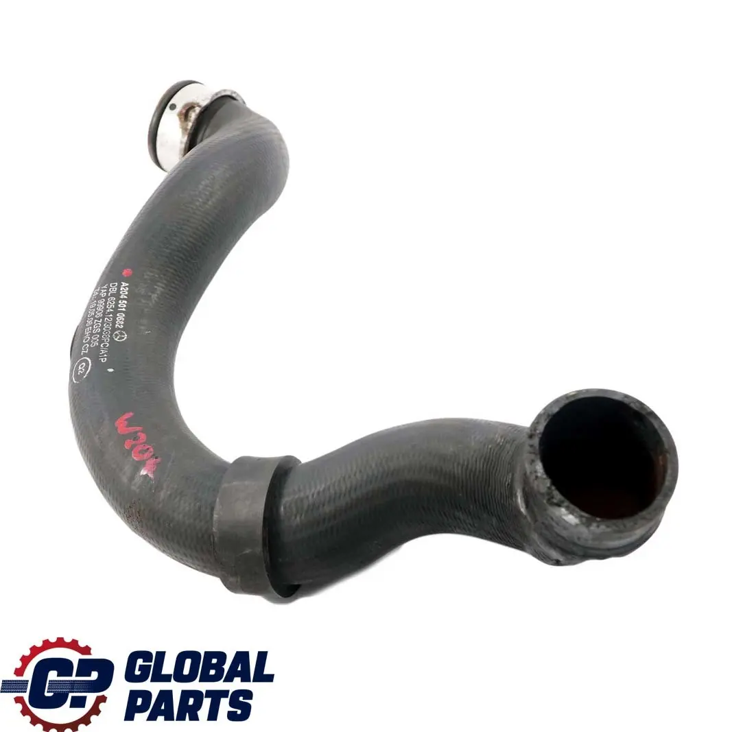 Mercedes-Benz C-Class W204 200 220 CDI Engine Radiator Right O/S Coolant Hose to with Part number A2045010682 Mercedes-Benz C-Class W204 200 220 CDI Engine Radiator Right O/S Coolant Hose - SKU A2045010682 - Part number A2045010682
