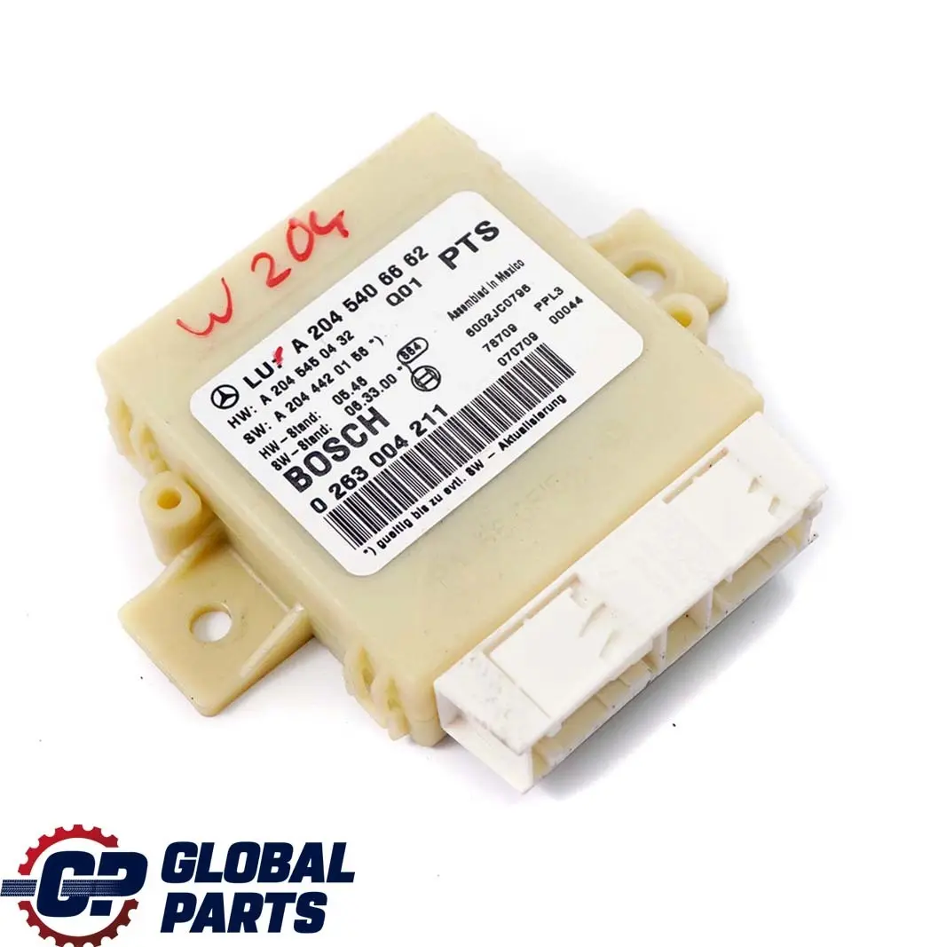  Mercedes-Benz W204 PDC Sensor Aparcamiento Módulo Control Distancia - SKU A2045406662 - Número de pieza A2045406662