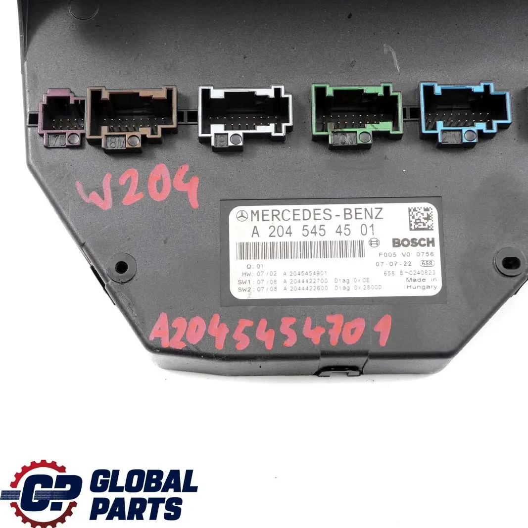 Mercedes W204 Sicherungskasten Relais Steuergerät Elektromodul SAM A2045454501 - SKU A2045454701 - Teilenummer A2045454701