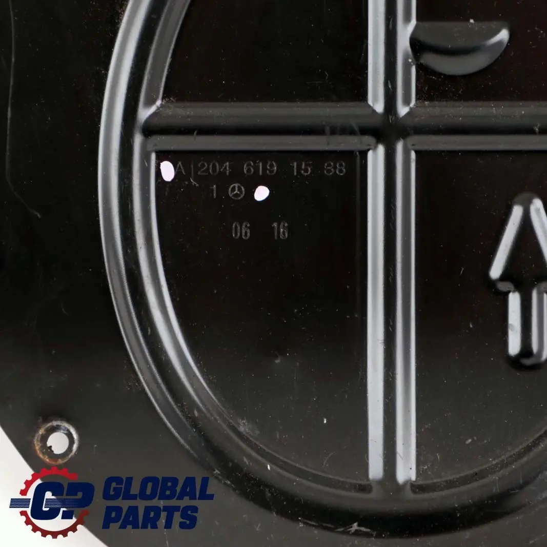 Mercedes-Benz W204 W207 W212 Fuel Tank Pump Cover Interior Plate to with Part number A2046191538 Mercedes-Benz W204 W207 W212 Fuel Tank Pump Cover Interior Plate - SKU A2046191538 - Part number A2046191538