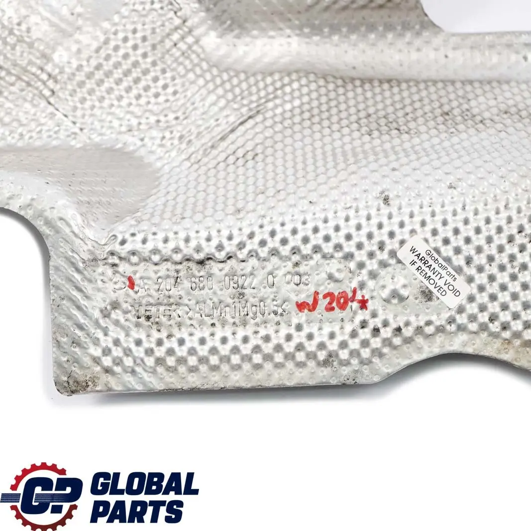  Mercedes-Benz C E W204 W207 Right O/S Exhaust Muffler Heat Insulation Plate - SKU A2046800922 - Part number A2046800922