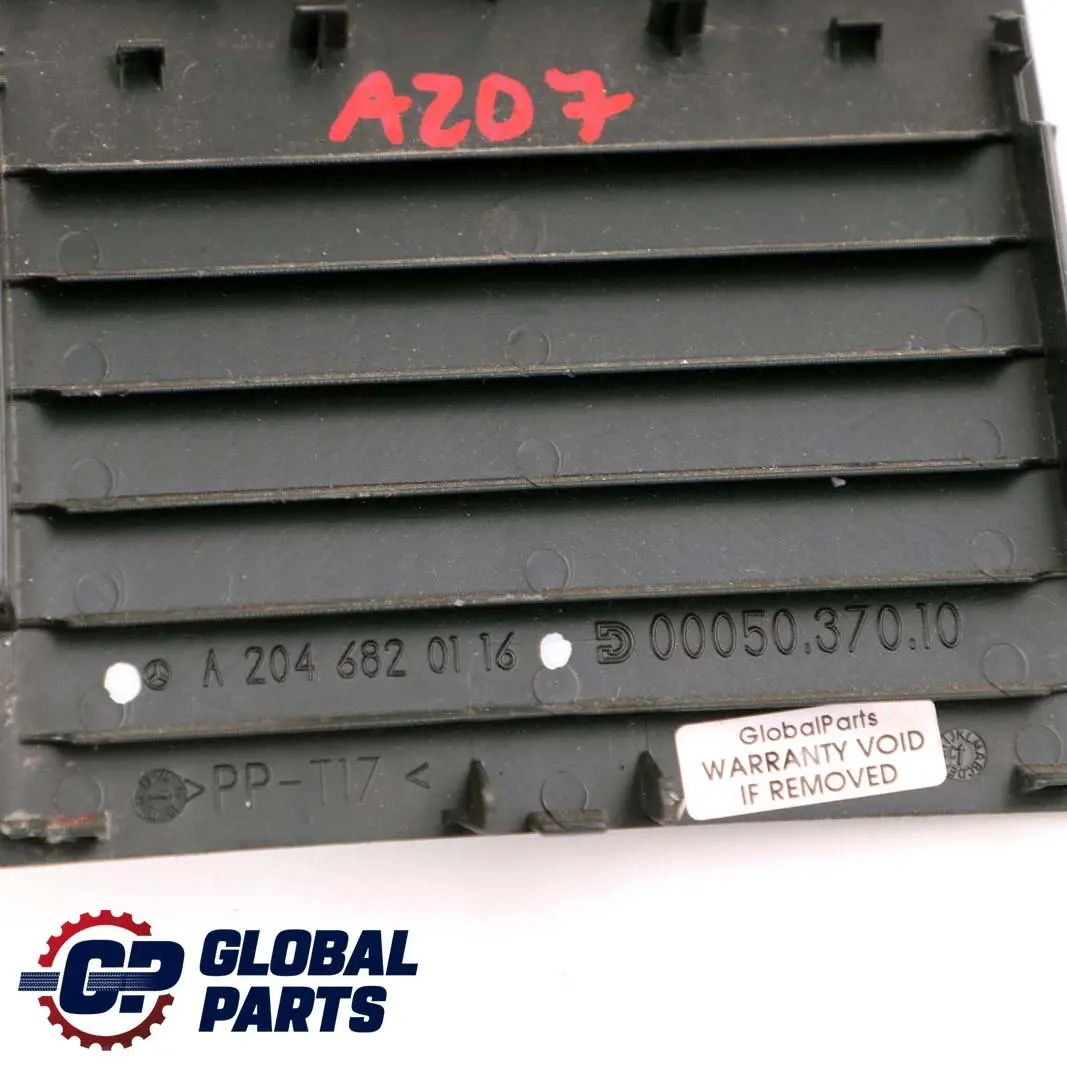 Mercedes W204 W207 Coperchio pannello posteriore console centrale - SKU A2046820116 - Numero di parte A2046820116