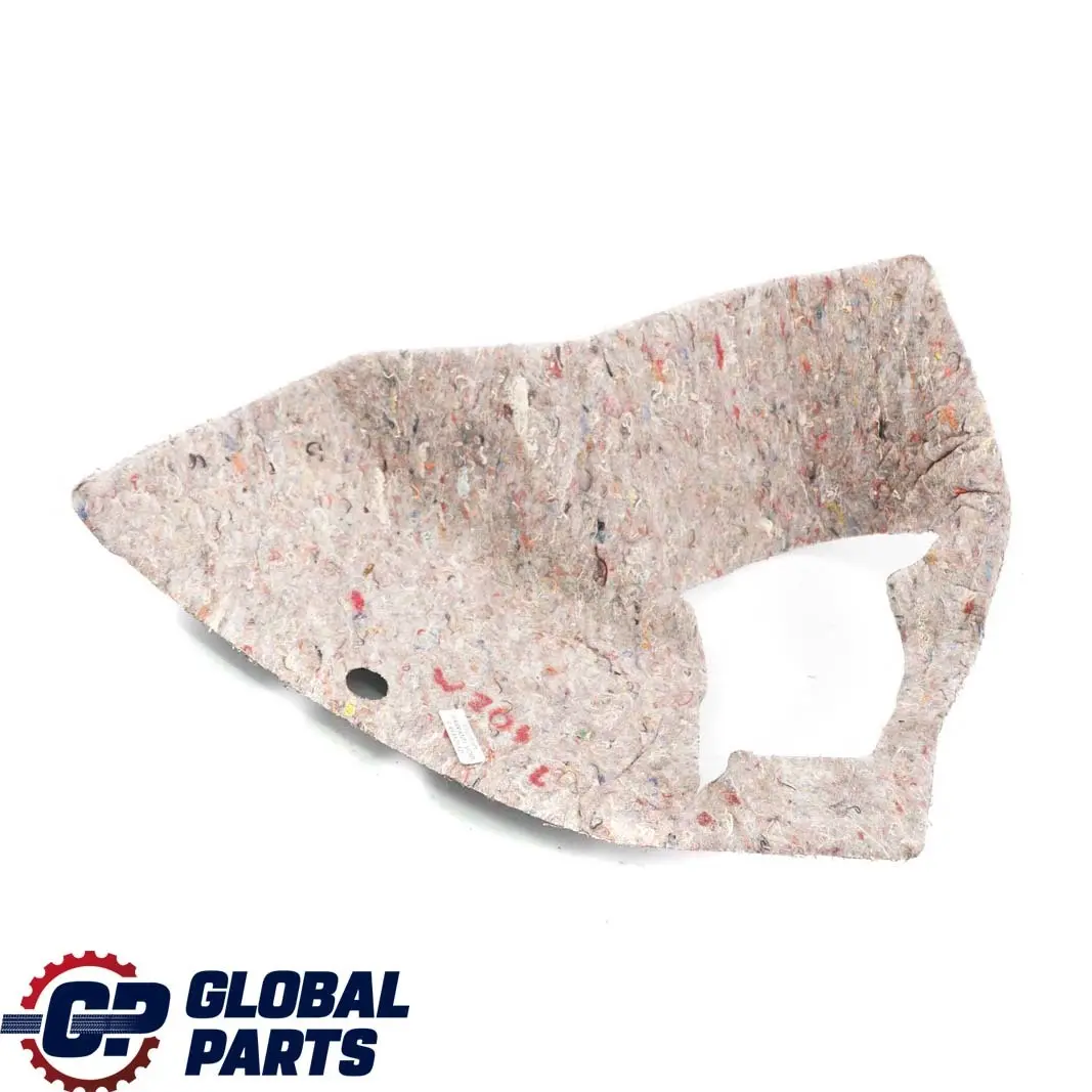Left N/S Wheel Arch Insulation to Mercedes W204 C207 Rear with Part number A2046820141 Mercedes W204 C207 Rear Left N/S Wheel Arch Insulation - SKU A2046820141 - Part number A2046820141