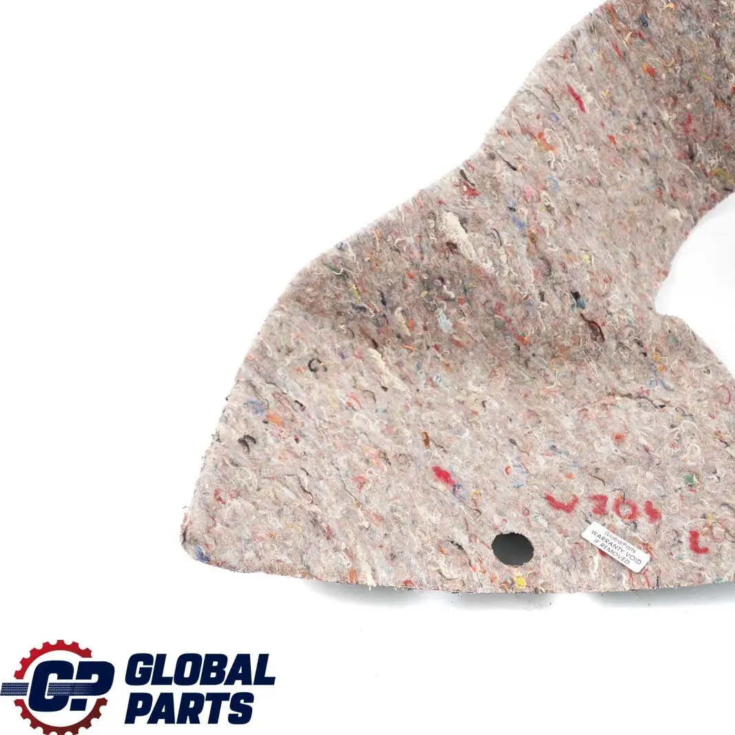 Left N/S Wheel Arch Insulation to Mercedes W204 C207 Rear with Part number A2046820141 Mercedes W204 C207 Rear Left N/S Wheel Arch Insulation - SKU A2046820141 - Part number A2046820141