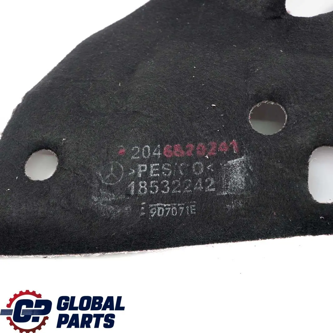  Mercedes-Benz C E W204 C207 Rear Right O/S Wheel Arch Insulation - SKU A2046820241 - Part number A2046820241