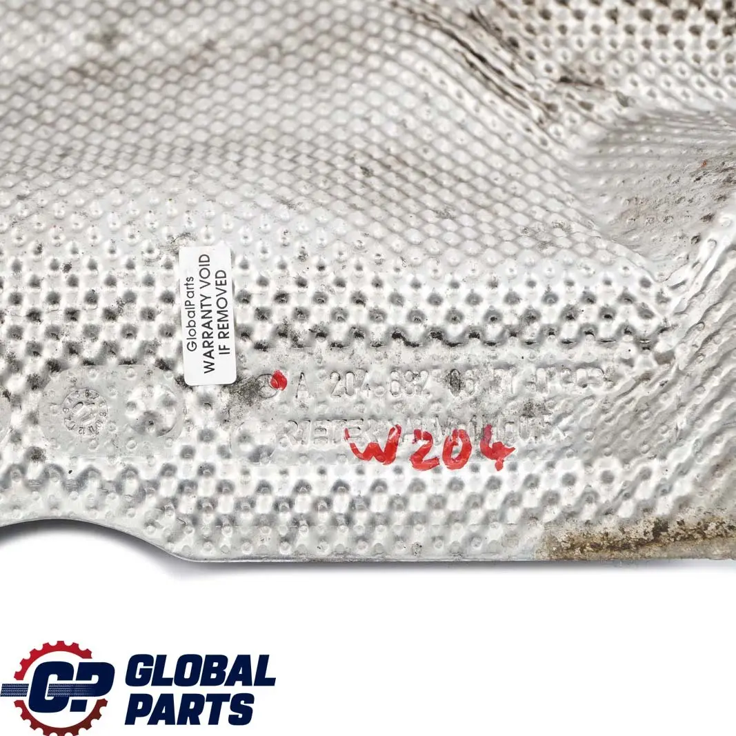  Mercedes-Benz C E W204 W207 Sinistra N/S Marmitta Piastra Isolamento Termico - SKU A2046820671 - Numero di parte A2046820671