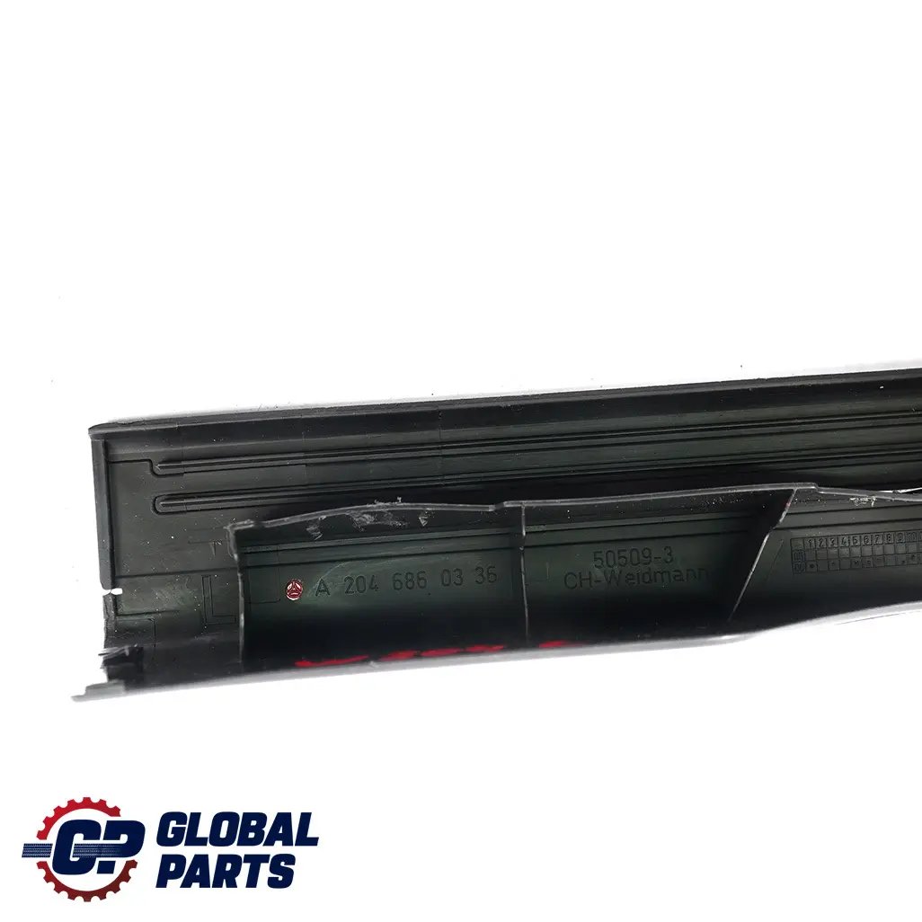  Mercedes-Benz C W204 Rail Rear Left Interior Door Sill Trim Cover - SKU A2046860336 - Part number A2046860336