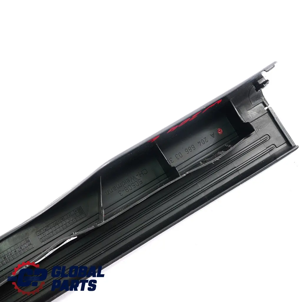  Mercedes-Benz C W204 Rail Rear Left Interior Door Sill Trim Cover - SKU A2046860336 - Part number A2046860336