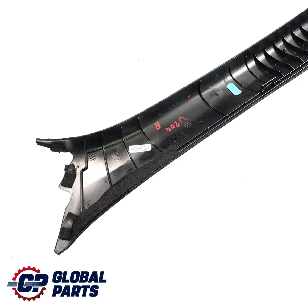 Mercedes W204 Pannello Copertura Montante Anteriore Tessuto Nero - SKU A2046900025 - Numero di parte A2046900025
